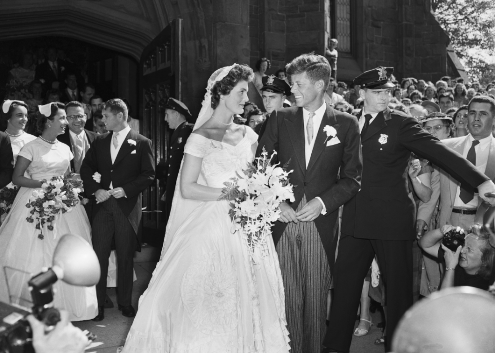 John F. Kennedy and Jacqueline Bouvier — Sept. 12, 1953